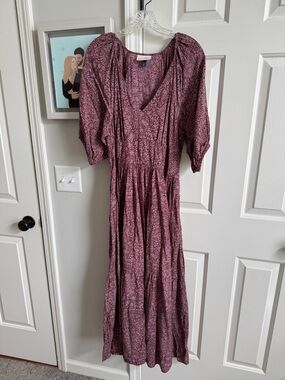 Universal Thread Mauve Floral Maxi Dress